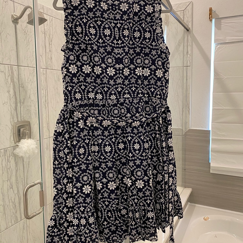 Kate Spade Blue and White Dress